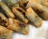 梅ささみ大葉チーズの全粒粉皮春巻き作り方3写真