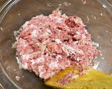 豚こま肉でヘルシー♪肉汁ハンバーグ♪作り方6写真