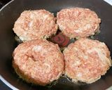 豚こま肉でヘルシー♪肉汁ハンバーグ♪作り方8写真