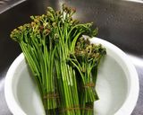 ワラビの灰汁抜き！作り方2写真