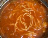 トマトとチーズのスープパスタ作り方3写真