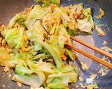 ☆★キャベツと塩昆布、鰹節の卵炒め☆★作り方5写真