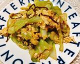 ☆★キャベツと塩昆布、鰹節の卵炒め☆★作り方6写真