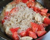美味♪塩麹ホタテ・糸こん・トマトの炒め物作り方4写真
