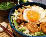 ガッツリ男飯!!ガリバタチキン丼~♪作り方10写真
