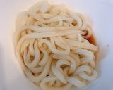 レンジで簡単、ポン酢しょう油の温玉うどん作り方3写真