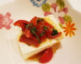 しそミニトマト冷やっこ作り方4写真