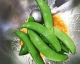 弁当に♪スナップエンドウのナムル★常備菜作り方2写真