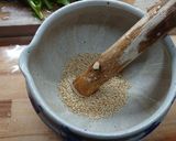 節約上手!かぶの葉のごま和え作り方5写真