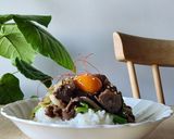 旨味爆弾☆液体塩麹漬け☆ラム肉丼☆ランチ作り方3写真