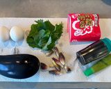 蒸し茄子丼アップグレードTKG作り方1写真