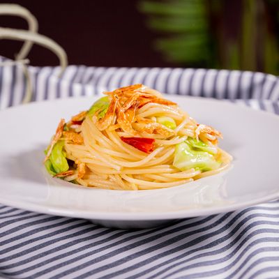 簡単えび感max！桜えびの和風パスタ by こじまぽん助 【クックパッド