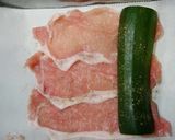 簡単！ズッキーニの肉巻きチーズ焼き作り方1写真
