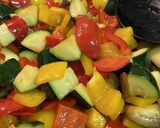 簡単☆パプリカと夏野菜の炒め煮作り方2写真