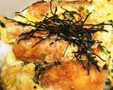 アレンジ無限大！海老フライ卵とじ丼作り方6写真