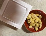 納豆とひやし豆のご飯作り方1写真
