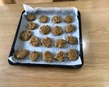 大豆粉とデーツ とバナナ の無糖クッキー作り方3写真