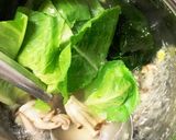 破竹とロメインレタスの食物繊維スープ作り方3写真
