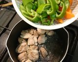 ぜんまいと鶏の炒め煮作り方2写真
