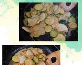 大根ズッキーニ味噌バター炒め物(簡単)作り方7写真