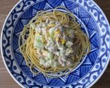 キウイとツナとコーンのパスタ作り方3写真