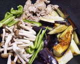 豚肉とナスのごま味噌炒め作り方5写真