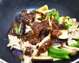 豚肉とナスのごま味噌炒め作り方6写真