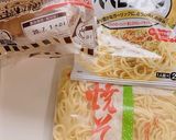市販のソースで簡単ペペロンチーノ焼きそば作り方1写真
