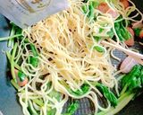 市販のソースで簡単ペペロンチーノ焼きそば作り方8写真