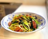 市販のソースで簡単ペペロンチーノ焼きそば作り方9写真