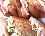 簡単☆ハムチーズのホットオープンサンド作り方1写真