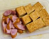 厚揚げとソーセージのチーズ焼き作り方1写真