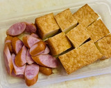 厚揚げとソーセージのチーズ焼き作り方1写真