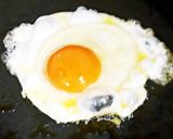 肉玉ライス醤油味、コロッケのせ作り方1写真