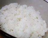 肉玉ライス醤油味、コロッケのせ作り方4写真