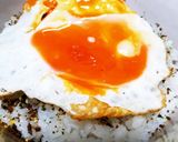 肉玉ライス醤油味、コロッケのせ作り方6写真
