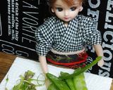リカちゃん♡きぬさやのおひたし作り方3写真