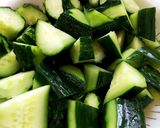 簡単!きゅうりの梅昆布茶漬け作り方1写真