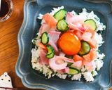 簡単☆とろっと卵が旨~い海鮮ちらし作り方6写真