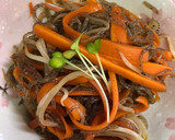 こんにゃくともやしとにんじんの甘辛炒め作り方5写真