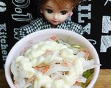 リカちゃん♡絹さやカニカマ貝割れマヨ和え作り方8写真