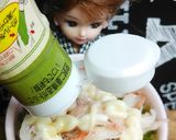 リカちゃん♡絹さやカニカマ貝割れマヨ和え作り方9写真