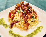 Ｔくんおススメ☆ホタルいかスパゲッティ♪作り方9写真