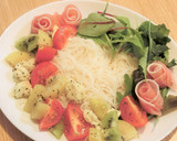 さっぱりキウイのカプレーゼ風そうめん作り方6写真