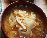 密なキャベツのお味噌汁作り方9写真