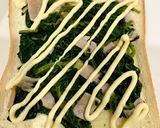 食パンアレンジ！チーズほうれん草パン作り方7写真