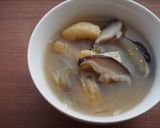 玉ねぎ・椎茸の味噌汁♪作り方4写真