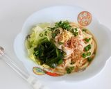 ぶっかけ豚しゃぶゴマだれうどん。夏ごはん作り方3写真