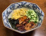 簡単！焼鳥の四色丼作り方5写真