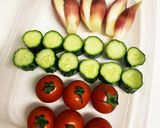 夏野菜で♡和風ピクルス作り方1写真